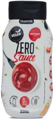 Quamtrax | Zero Calories Sauce (330ml) | Sauces zéro | Moins de 10 kcal par goût - Ketchup