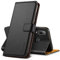 Hianjoo Hülle Kompatibel mit Huawei Y7 2019, Handyhülle Tasche Premium Leder Flip Wallet Case Kompatibel für Huawei Y7 Prime 2019 [Standfunktion/Kartenfächern/Magnetic Closure Snap], Schwarz