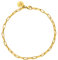 Purelei® Waina Armband (Gold) – Elegantes, verspieltes Damen Armband – Edelstahl 18K vergoldet – Verstellbare Länge 16-19 cm – Hawaiianisch inspiriert