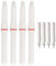 SUNGOOYUE 4PCS Angeln Leuchtstäbe ABS LED Float Rod Tip Leuchtende Leuchtstäbe mit Batterie für Dunkle Nacht Angeln (Ständig auf Grün)