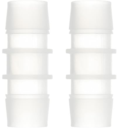 sourcing map 2 Stück Schlauchverbinder, Φ:19mm Gartenschlauch Verbinder für Scheibenwaschanlage Schlauch, Gartenschläuche und Bewässerungssystem