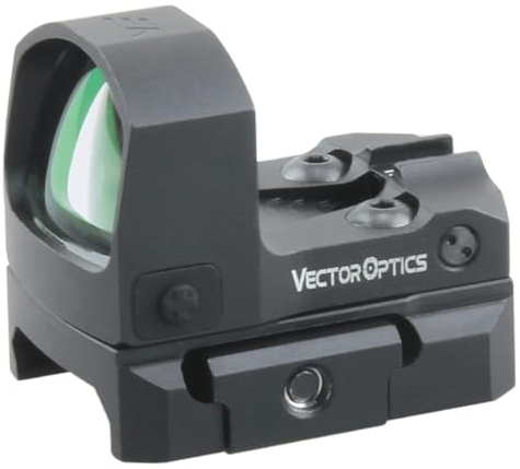 Vector Optics SCRD-43 Frenzy-S 1x17x24 MIC Rotpunkt-Visier für Sport, Airsoft, Jagd und Luftgewehr - Red-Dot zum Zielen