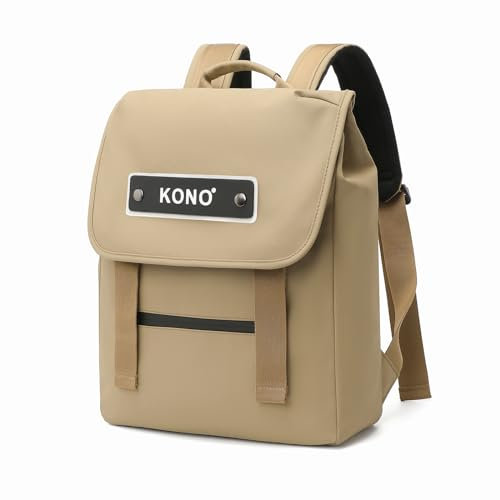 Kono Backpack Womens Mens 15.6 inch Laptop Backpack, Unisex Casual School Bag Lightweight Waterproof Business Travel Laptop Backpack Anti Theft Rucksack Daypack