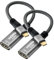4K@60Hz USB C to HDMI Adapter 2 Pack, Type-C Male (Source) to HDMI Female (Screen) Braided Cord Converter Connector [Thunderbolt 3/4 Compatible],for iPhone15 Series, MacBook Pro, Air, iPad Pro,Galaxy