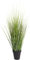Botanic-Haus künstliches Grasarrangement (Kunstgras/künstliches Gras) im schwarzen Kunststofftopf, Farbe grün, Höhe ca. 60 cm
