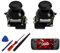 Tighter Hall Effect Joystick for Steam Deck OLED, Electromagnetic Thumbsticks Replacement with Capacitive Touch, Stream Deck Accessories for FPS Games, Pre-Soldered with Joystick Cap (1 Pair)
