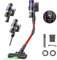 Ultenic Cordless Vacuum Cleaner, 550W/50Kpa, 60Mins Runtime, Stick Vacuum Cordless Rechargeable with 180°Bendable Wand, Anti-Tangle Brush, Vacuum Cleaners for Home/Pet Hair/Carpet/Floor U16