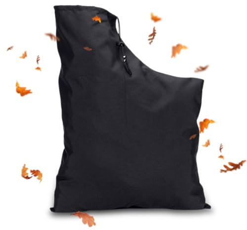 BECHS Noir Sac pour Aspirateur Souffleur Universel, Sac Aspirateur de Souffleur Feuilles, Sac Collecteur de Feuilles pour Souffleurs à Feuilles Ultra-souffleurs et Aspirateurs