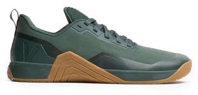 Velites - Official Crossfit Games Hybrid 1.0 Training Shoes - 3mm Drop Friendly Footstep, Lightweight for WODs, Reinforced for: Jumps, Ropes and Wall Glides, Deep Forest, 8 UK