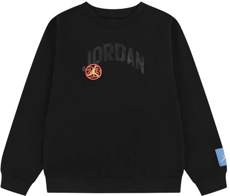 Jordan MJ Dynasty Felpa Girocollo Ragazzi Nero