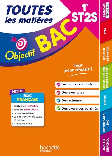 Objectif BAC 2026 - 1re ST2S Toutes les matières