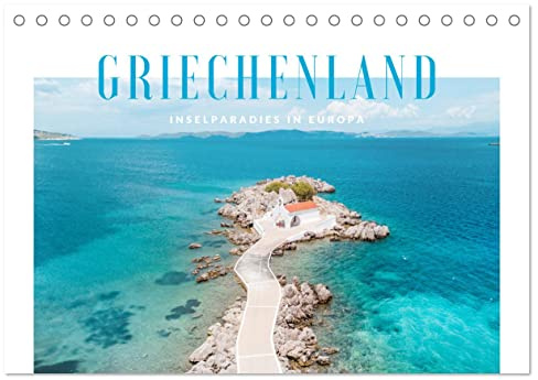 Griechenland - Inselparadies in Europa (Tischkalender 2026 DIN A5 quer), CALVENDO Monatskalender: Schönste Fotos der Griechischen Inseln (CALVENDO Orte)