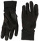 Ultrasport Basic Fleece-, Winter- und Fingerhandschuh Cozy für Damen und Herren mit Gripzonen zum Fahrradfahren und anderen Outdoor-Aktivitäten, schwarz, L
