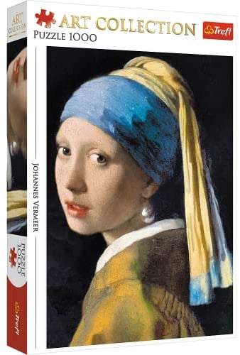 Trefl, 10522 Puzzle, Ein Mädchen mit Perle, 1000 Teile, Art Collection, für 12 Jahren