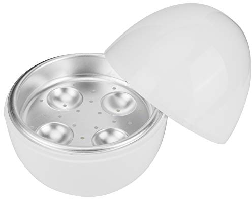 Horno de caldera de huevos para microondas, hervidor de huevos para hervidor de microondas para 4 huevos Utensilios de cocina para el hogar Accesorio de cocina