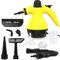 Vokot V1 Pulitore a Vapore Portatile 1000W, multiuso con 9 accessori per rimuovere macchie da pavimento, Moquette, tende, seggiolini auto, cucina, bagno e altro