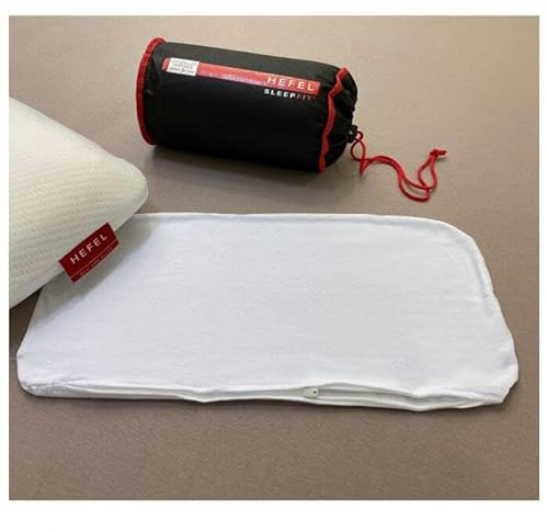 Hefel Kissenbezug für Sport Reisekissen oder Cool Reisekissen Jerseybezug 100% Baumwolle 25x45 cm Kissen-Bezug (Taupe)