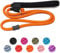 Strong Slip Lead - Heavy Duty Nylon Dog Training Rope Lead No Pull Walking Leash with Rubber Stopper & Padded Handle for Small Medium Large Puppy Dogs 1.8m Orange