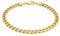 Amor Armband Edelstahl Unisex Damen Herren Armschmuck, 19 cm, Gold, Kommt in Schmuck Geschenk Box, 2037318