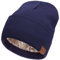 DRESHOW Beanie Mütze für Damen Herren Warme Wintermütze mit Weichem Satin Gefütterte Unisex Dehnbar Mütze mit Bündchen Strickmütze