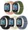 BDIG 5 Pack Correas Compatibles con Xiaomi Redmi Watch 5 active/5 Lite Mujer Hombr,22mm Correa Deportiva de Nylon Trenzado,Pulsera Solo Loop para Amazfit Bip 6/para Amazfit Bip 5