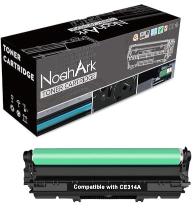 NoahArk Kompatibel für 126A CE314A Trommeleinheit für Color Laserjet CP1025 CP1025nw Pro 100 MFP M175nw M175a M176 M177fw M176n TopShot Laserjet Pro M275 M275nw 14000 Seiten (1 Packung)