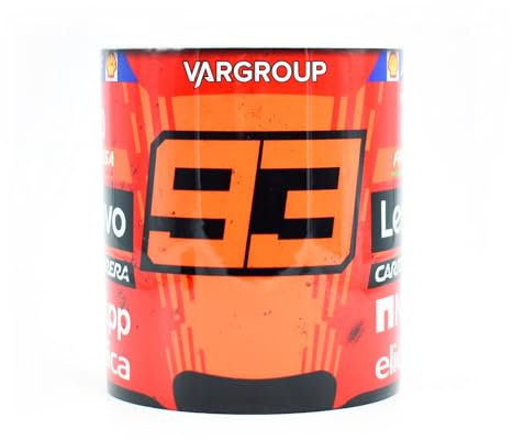 Legacy Legends Mug Marquez #93 2025 – Moto Racing – Café et thé – Moto – Art – Moto – GP – Superbikes – Idées cadeaux – Tasse – Souvenir – À collectionner – Livrée – Design – Bureau à domicile – Fans