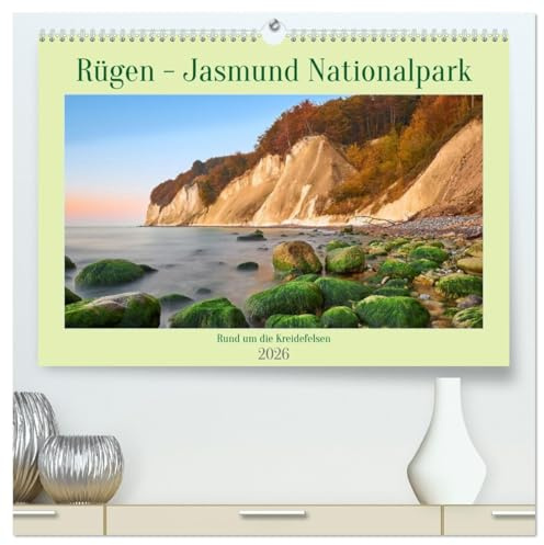 Rügen - Jasmund Nationalpark (hochwertiger Premium Wandkalender 2026 DIN A2 quer), Kunstdruck in Hochglanz: Rügens Jasmund Nationalpark (CALVENDO Orte)
