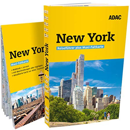 ADAC Reiseführer plus New York: Mit Maxi-Faltkarte und praktischer Spiralbindung