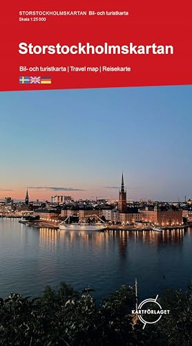 Storstockholmskartan: Stockholm & Umgebung