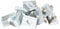 100x Nutenstein einschwenkbar mit Feder Nut 8 - Typ B - M5 mit Steg, Stahl