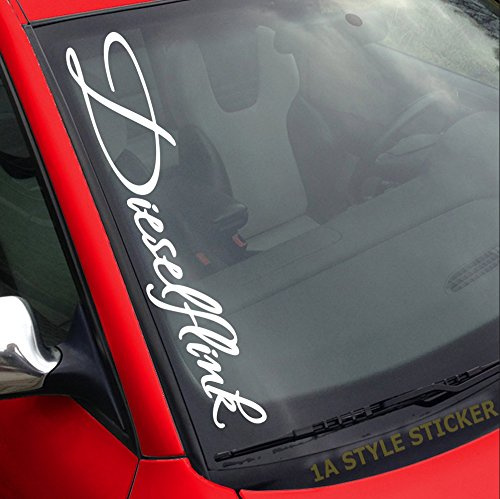 1A Style Sticker Dieselflink Aufkleber-Frontscheibenaufkleber Diesel-Power