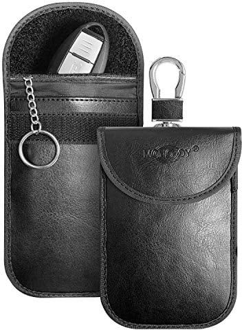 MONOJOY 2 X Car Key Signal Blocker Pouch, Faraday Bag for Car Keys, RFID Key Pouch, Keyless Signal Blocking Key Case, Anti-Theft Remote Entry Smart Fobs Protection