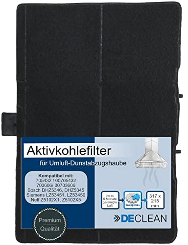 Aktivkohlefilter Kohlefilter Filter für Umluft betriebene Dunstabzughaube kompatibel mit 705432 Balay 705432 3BI897N 3BI897NC