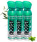 Boost Oxygen- Botella de Oxígeno Portátil- Lata de Oxigeno 95% Puro y Natural- Concentración, Recuperación, Energía, Estado de Ánimo, Mediano- 15L,3x5L (3x Envases- 300 Inhalaciones)- Mentol-Eucalipto