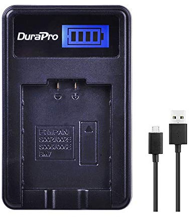 DuraPro Rapid CGA-S006 LCD Charger for Panasonic Lumix DMC-FZ7, DMC-FZ8, DMC-FZ18, DMC-FZ28, DMC-FZ30, DMC-FZ35, DMC-FZ38, DMC-FZ50 Digital Camera