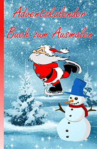 Adventskalender Buch zum Ausmalen: Dieses außergewöhnliche Malbuch verkürzt die Wartezeit auf Weihnachten, fördert die Kreativität und bringt Farbe in die Vorweihnachtszeit.