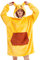 chuangminghangqi Übergroßes Hoodie Decken-Sweatshirt Warm Plüsch Taschen-Decke Kapuzenpullover für Damen Herren und Jugendliche,Geschenkidee (Gelb, M)