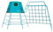 TP Toys Explorer Metal Climbing Frame and Monkey Bridge - Adventure Playmat, Climbing Ladder and Monkey Bridge. Roll Up Door. Round Viewing Window, Outdoor Toys For Kids. Aged 3-12 Years