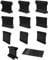 POWERTEC 71620 - Set di 21 dischi abrasivi a 21 profili, in schiuma flessibile, per la lavorazione del legno, 11 pezzi