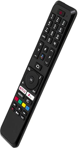 Télécommande vocale RC43161 compatible avec les modèles 2021 de Hitachi Smart TV – 43HAK6150U 50HAK6150U 55HAK6150U