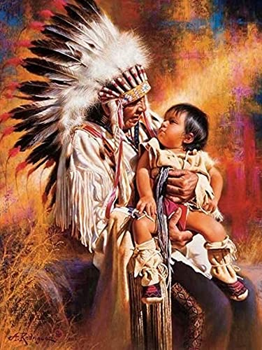 1500 Stück Puzzle Erwachsenen Indianer Puzzle Holzpuzzle Montage Spielzeug Familie interaktives Spiel 87x57cm