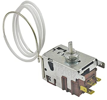 easyPART Kompatibel/Ersatz für Electrolux 242502123/1 Thermostat Kühlthermostat Kühlschrank AEG 2425021231 Danfoss 077B5219 700mm Kapillarrohr 3x4,8mm/1x6,3mmAMP passend ArthurMartin Corbero Privileg