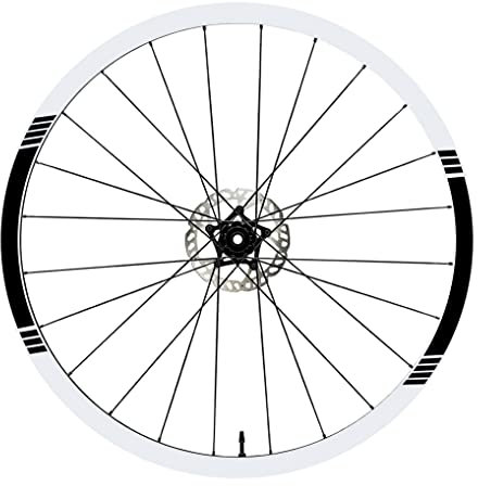 DualColorStampe Aufkleber kompatibel mit Canyon Felgen 26 Zoll – 27,5 – 28 – 29 Zoll – Fahrrad MTB Bike Sticker Felgen MTB B0028 (28 – 29 Zoll, mattschwarz)