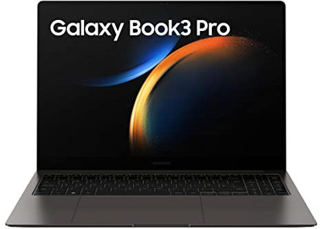 Samsung Galaxy Book3 Pro Wi-Fi Laptop, 14 Inch, 13th gen Intel Core i5 Processor, 8GB RAM, 256GB Storage, Graphite - Official