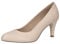 CAPRICE Damen Pumps aus Leder mit Trichterabsatz, Cremefarben (Offwhite Nappa), 39 EU