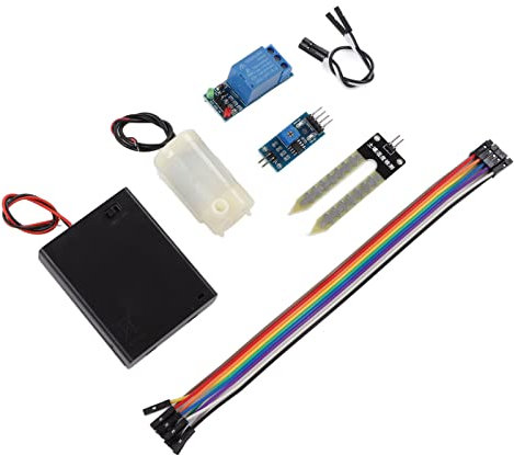 Kit de Riego Automático, de Riego Automático con Sensor Capacitivo de Humedad del Suelo, Bomba de Agua para Plantas de Jardín, Flores, Hierbas en Maceta