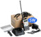 BAOFENG BF UV-5RE Upgraded Version 5Watt Dual Band Two-Way Radio (144MHz-146MHz VHF & 430MHz-440MHz UHF) Includes Full Kit, Black (Black)