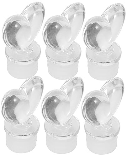 Zerodeko 6pcs Decorative Dispenser Caps for Bottles Vintage Vase Multi-Functional Bottle Plugs for Perfume Diffuser and Home Decor for Special Occasions
