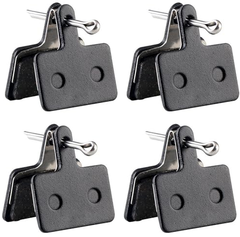 Fahrrad Bremsbeläge 4 Paar hohe Lebensdauer Bremsbeläge Fahrrad für Shimano B01S B03S B05S Resin Semi-metallisches Bremsklötze Fahrrad Bremsbeläge Fahrradbremsen Beläge für Shimano, 4 Stück